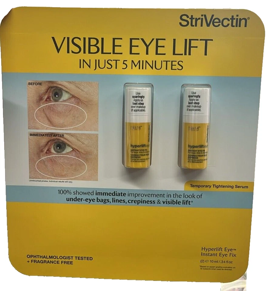 Strivectin Visible Eye Lift Hyperlift Instant Eye Fix .34 oz