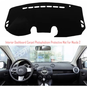Interior Dashboard Carpet Sun Shade Protective Pad Cover For Mazda 2 - Picture 1 of 9