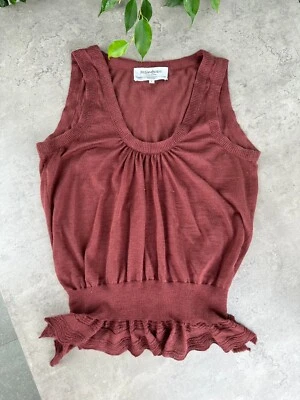 Yves Saint Laurent Rive Gauche Tank Top Women`s Size L - Image 1 of 4