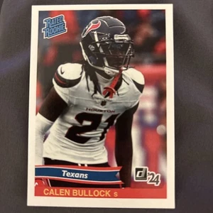 Panini Instant CALEN BULLOCK RC 2024 clasificación NFL novato retro #’d 1/890 Texans! - Imagen 1 de 2