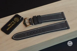 19 mm Cinturino artigianale rilascio rapido MTstraps Handmade Leather Strap Band - Foto 1 di 20