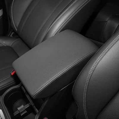 Console Lid Armrest Cover PVC Leather COMPATIBLE WITH  Subaru Forester 2019-2023 Foto 1 de 4