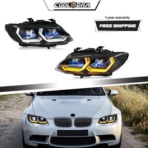 Pair LED Headlights Assy Upgrade For BMW 3 Series E92 E93 2007-2010 w/Animation - Bild 1 von 24