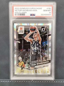 Victor Wembanyama 2023-24 Panini Donruss Euroleague Holo Laser /149 PSA 10 #161 - Picture 1 of 2