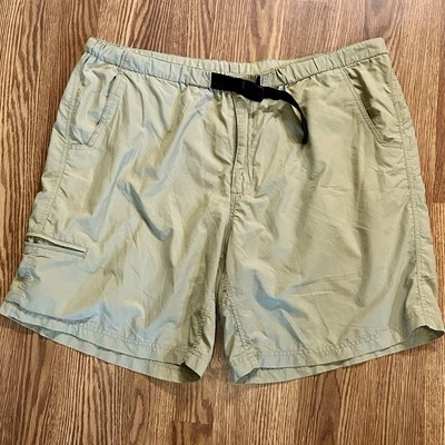 Pantalones cortos con cinturón WOOLRICH ~ XL ~ 40 X 8,5” ~ caqui ~ bolsillos ~ nailon ~ ajustables ~ senderismo Foto 1 de 4