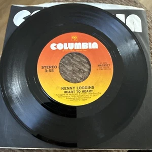 KENNY LOGGINS Heart To Heart / The More We Try 7" Vinyl Record 45 RPM Record - Picture 1 of 2