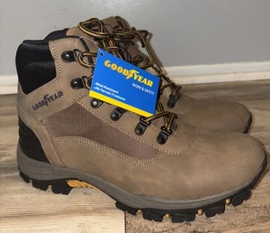 Goodyear Montana-P Men's Waterproof Work & Safety Boots Size 12M Walnut GY204177 - Picture 1 of 15