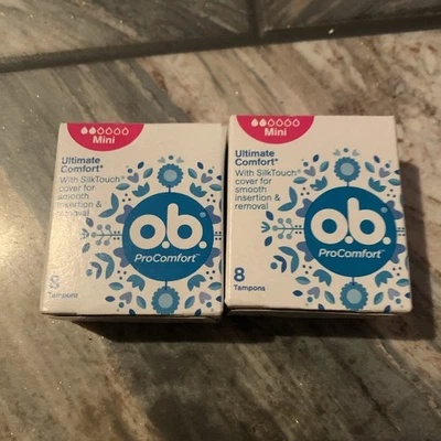 O.B.ProComfort Ultimate Mini-Komfort-Tampons 1p.- 8 Stück— 2 Packungen - Bild 1 von 3