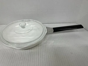 Sartén Corning Ware P-908-B con tapa y mango azul aciano rara - Imagen 1 de 11