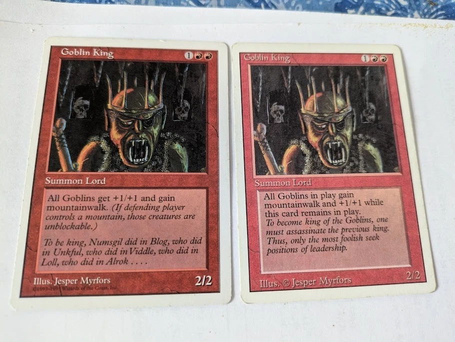 2 Goblin King MTG NM Free shipping with tracking - Image 1 of 2