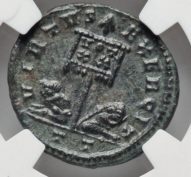 NGC Ch XF Constantine I the Great 307-337 AD Roman Empire AE3 Rome Nummus Coin - Image 1 of 4