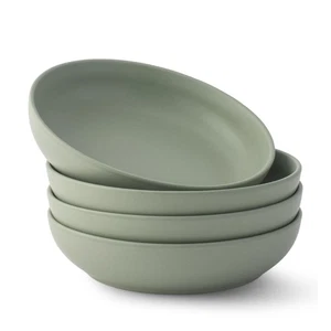 Mesa 40oz Stoneware Serving Bowls Set of 4, Large Salad Pho Soup Pasta Plates... - Picture 1 of 7