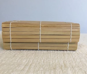 BAMBOO TRINKET BOX WITH FLIP TOP - Picture 1 of 5