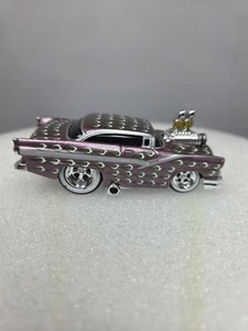 Muscle Machines 1956 Ford Crown Victoria Purple Flames Diecast 1:64 Scale - Picture 1 of 6