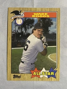 1987 Topps Tiffany WADE BOGGS All-Star card #608 BOSTON RED SOX - Picture 1 of 3