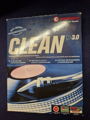 Clean 3.0  Steinberg  Software für Musikrestauration CD und Handbuch - Bild 1 von 4