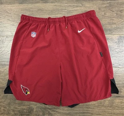 Nike Arizona Cardinals Shorts Mens 2XL Red NFL On Field Dri-Fit Team Issued #56 - Image 1 of 4