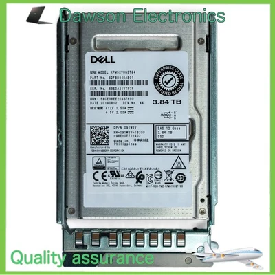 DELL PM5 3.84TB 2.5" SAS 12G PowerEdge Server SSD - Image 1 of 3