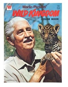 Mutual Of Omaha's Wild Kingdom Coloring Book  Vintage 1976 Marlin Perkins Unused - Picture 1 of 6