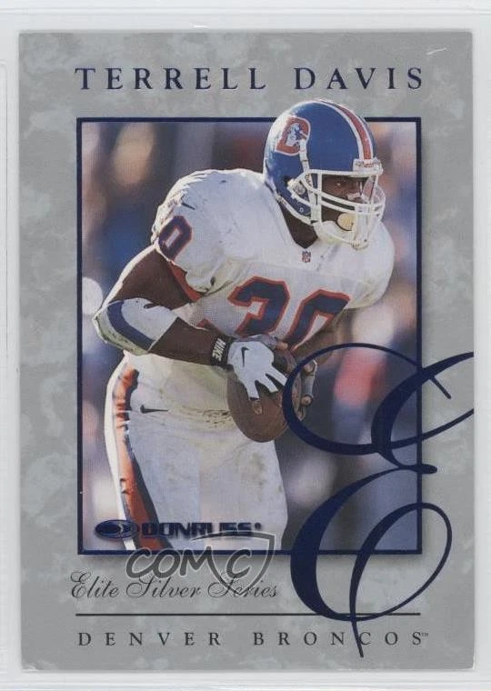 1997 Donruss Elite Series /5000 Terrell Davis #5 HOF - Image 1 of 2