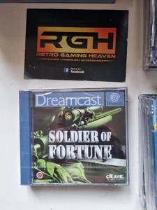 SOLDIER OF FORTUNE SEGA DREAMCAST UK PAL NUOVO SIGILLATO IN FABBRICA NR MINT RARO - Foto 1 di 8