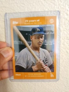 2022 Topps Rookie of the Year 75th Anniversary Frank Howard AMBER /5- LA DODGERS