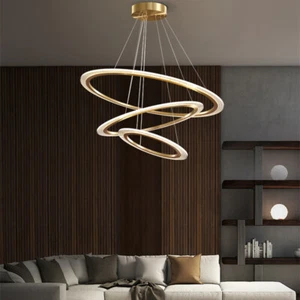 Gold Dining Room Pendant Lights Bar Pendant Light Home Kitchen Ceiling Light - Picture 1 of 10