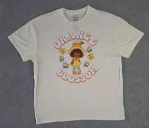 Camisa Strawberry Shortcake Naranja Flor Adulto XL Amarillo Claro - Imagen 1 de 7