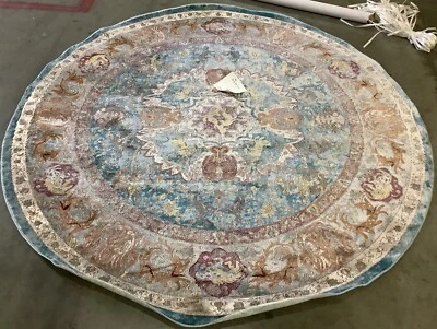 Alfombra AZUL/NARANJA 6'-5" x 6'-5" defecto, precio reducido 1172671600 ARA120B-6R Foto 1 de 4