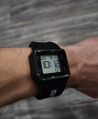 SANDA MEN'S BLACK DIGITAL WATCH WITH BLACK BAND 9003 - Image 1 of 3