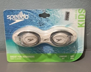Speedo Kids Splasher Ages 3-6 Anti Fog Swimming Goggles BLACK CLEAR 1006 UE34 - Imagen 1 de 2