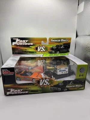 Racing Champions Fast & Furious Toyota Supra Vs Dodge Charger 1/64 Diecast Rare! - Image 1 of 3