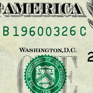 1960 March 26th Dollar 1960 March 26 Birthday Gift Fancy Serial Number Dollar - Picture 1 of 3