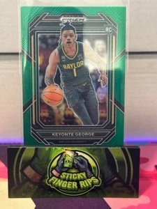 2023 Panini Prizm Draft Picks Keyonte George Green Rookie RC #47 Utah Jazz - Picture 1 of 2