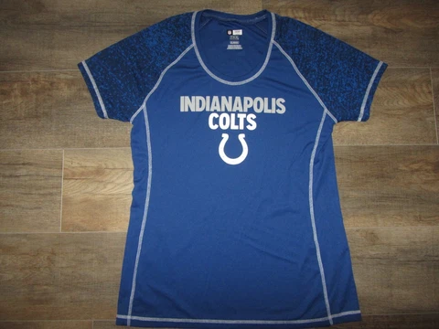 Indianapolis Colts Women's NFL Football TX3 Cool Shirt XL Blue Team Ladies Indy Cover