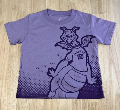 (2T) DISNEY Figment Purple Toddler Shirt WWD EPCOT WDW Rare Imagination Tee NWOT - Image 1 of 4