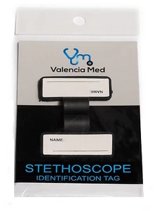 Estetoscopio Valencia Med ID Nombre Etiqueta * Negro - Imagen 1 de 1