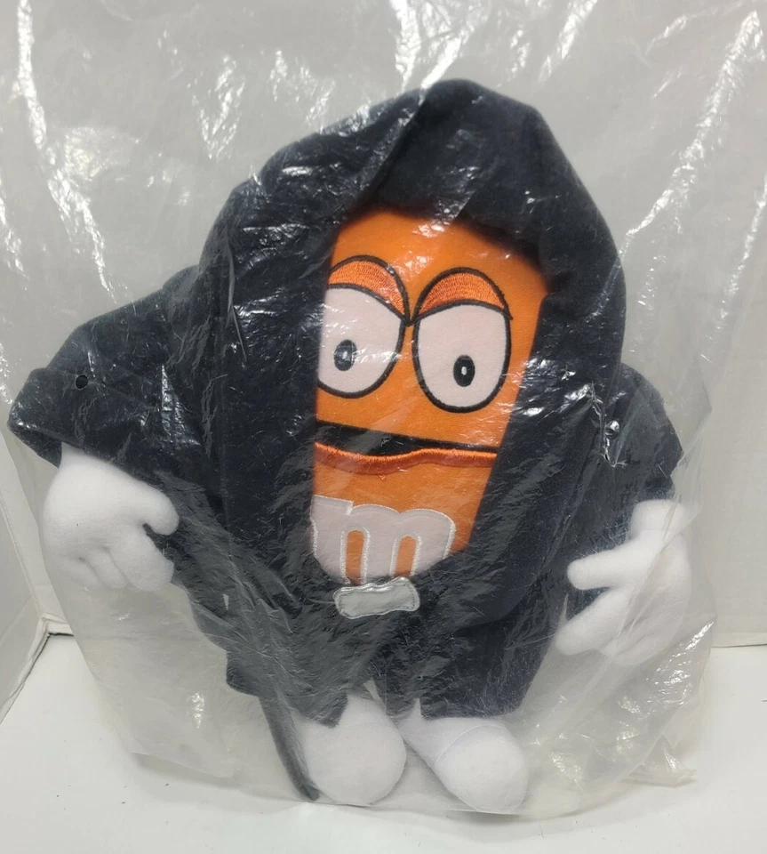 2005 Star Wars M&M's Chocolate Mpire Personagem Laranja como Pelúcia Palpatine NOVO - Imagem 1 de 4