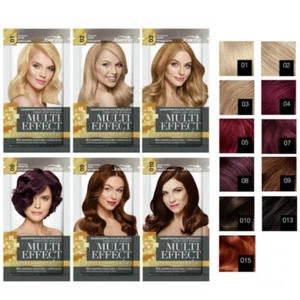 Joanna Multi Effect Hair Colour Shampoo Dye Sachet 4 to 8 Washes Keratin Complex - Picture 1 of 34