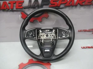 HONDA CIVIC STEERING WHEEL 10TH GEN, LEATHER, VTi S/VTi L/RS, 05/16-02/19 16 17 - Picture 1 of 3