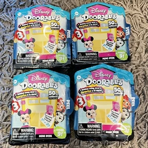 4x - DISNEY DOORABLES SERIE 9 MINI PEEKS JE 2 ODER 3 FIGUREN BLINDBAGS NEU - Bild 1 von 2