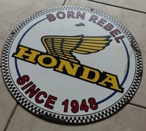 Letreros de motocicleta Honda vintage - Imagen 1 de 8