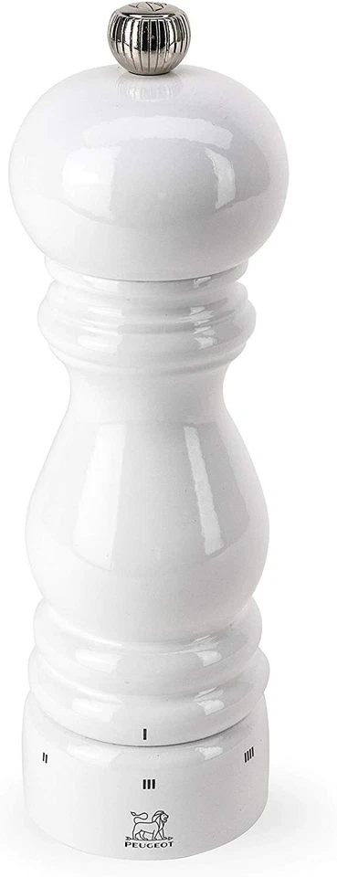 Peugeot 27803 Paris U'select Pepper Mill 7-inch White Lacquer