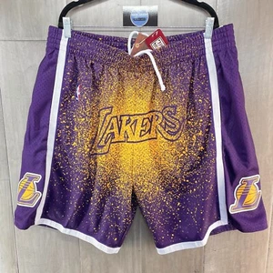Mitchell & Ness LA Lakers Re-Take Gradient Swingman Shorts 2009 Purple 2XL - Picture 1 of 5