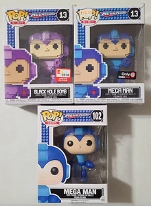 Pop Funko 8-Bit Mega Man Figure Lot - Picture 1 of 6