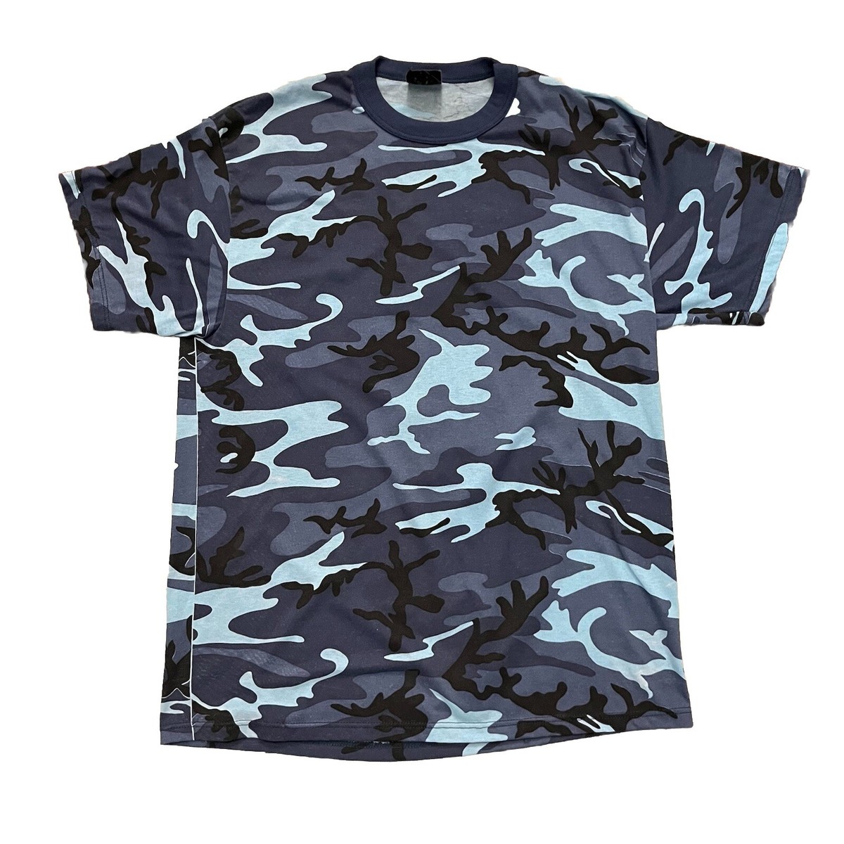 Camiseta Táctica Militar Camuflaje Bosque DPM - 100% Algodón, Manga Corta, Estilo Ejército EE.UU., Para Hombre