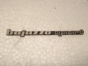 Firmenzeichen, Emblem - " bajazzo sport " 90x7mm - Aluminium - Sehr gut     #RT1 - Picture 1 of 3