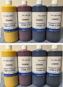 BULK INK REFILL COMPATIBLE CANON MAXIFY GX1050/ GX2050 8000ML CYMK PIGMENT INK - Afbeelding 1 van 1