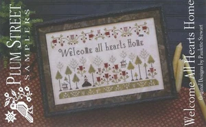 Plum Street Samplers - Welcome All Hearts Home - Picture 1 of 3