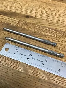 Wiha 7041 Phillips Power Bit, #2 x 110mm Or 4.25” , 2 pieces - Picture 1 of 3